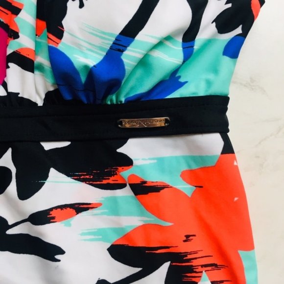 ZEROXPOSUR Mulberry Tankini Swimsuit Top NEW NWT - Picture 4 of 8